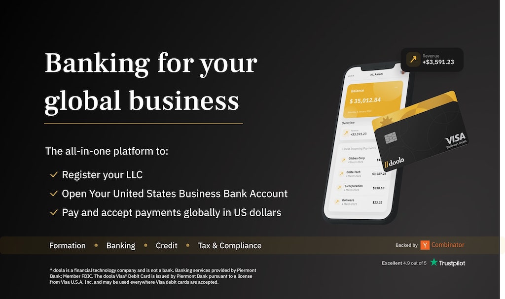 doola Banking: Banking for Your Global Business